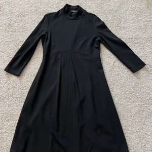 Isabella Oliver mock neck Kennet maternity dress- black, size 2